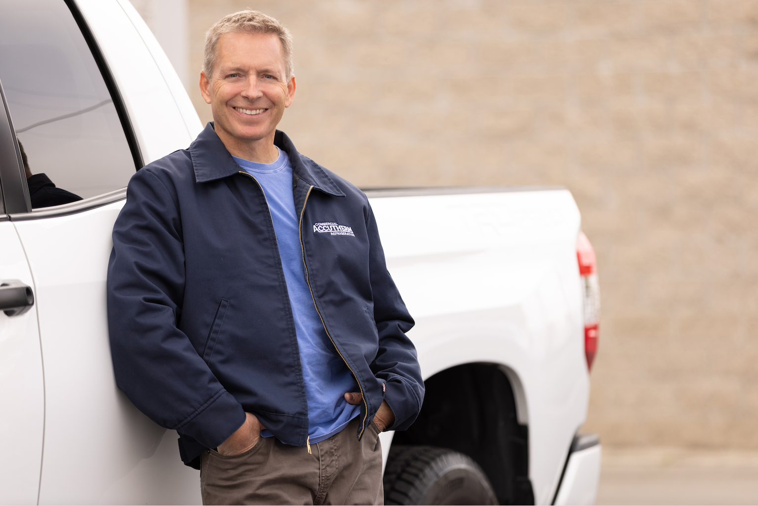 Jeff Recker Accutherm CEO truck Blog
